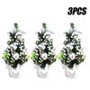 3PCS Christmas Tree Mini Christmas Tree Desktop Decorations Window Decorations Christmas Children's Gifts Christmas Decorations
