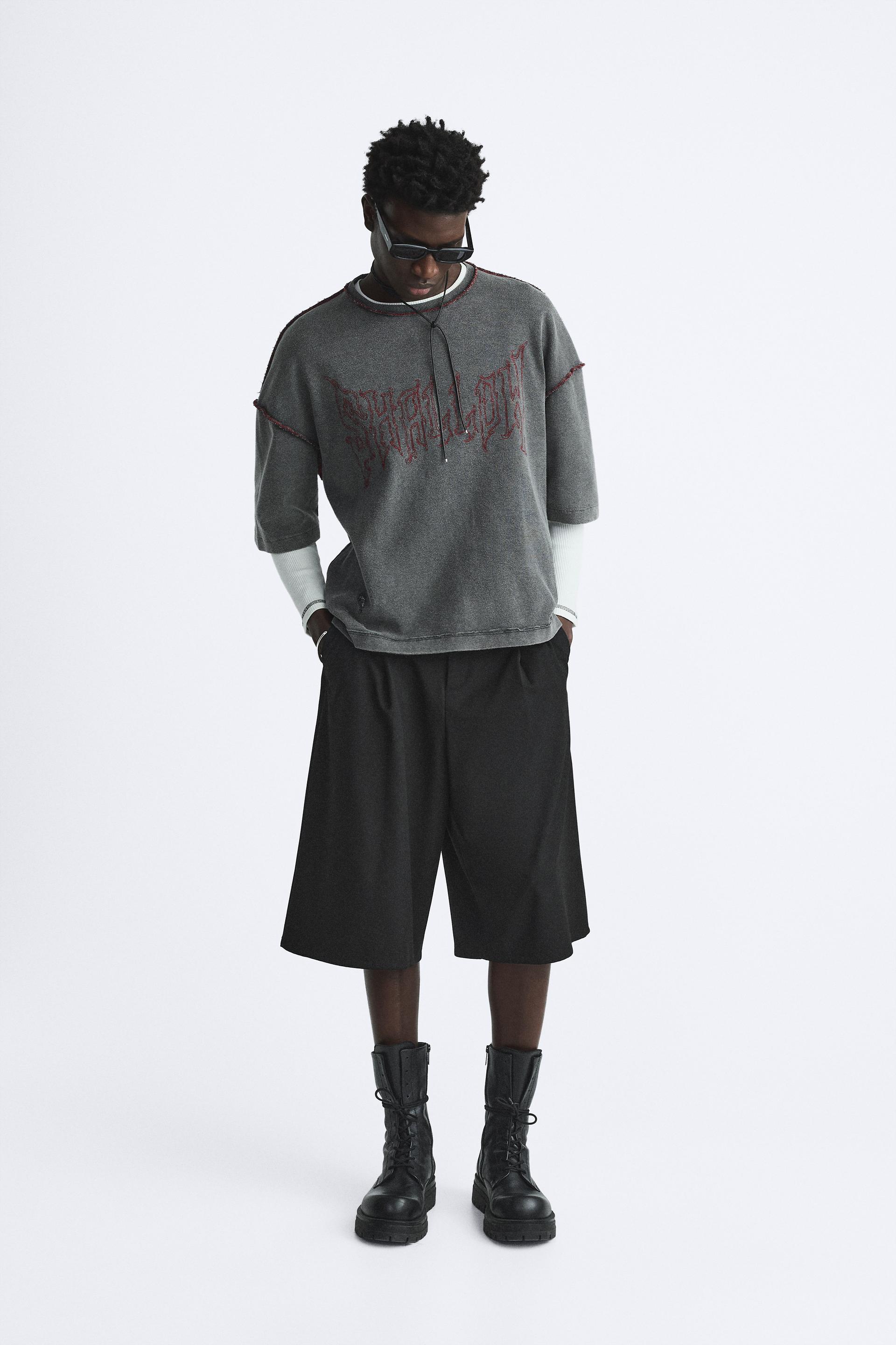 

ШИРОКИЕ ШОРТЫ-БЕРМУДЫ СО СКЛАДАМИ