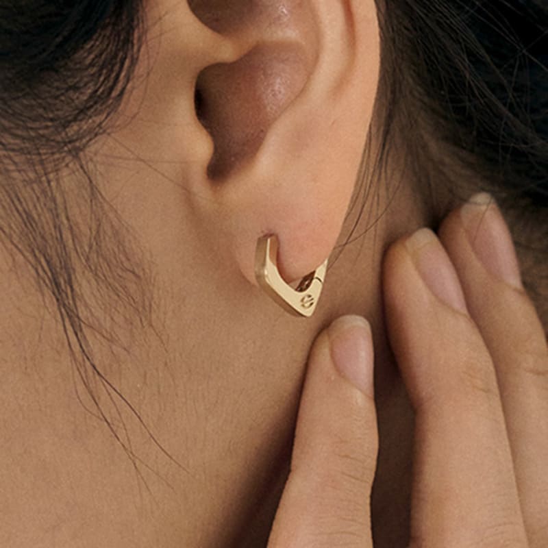 

LOVEMBER [silver 925] Angle Hoops SILVER