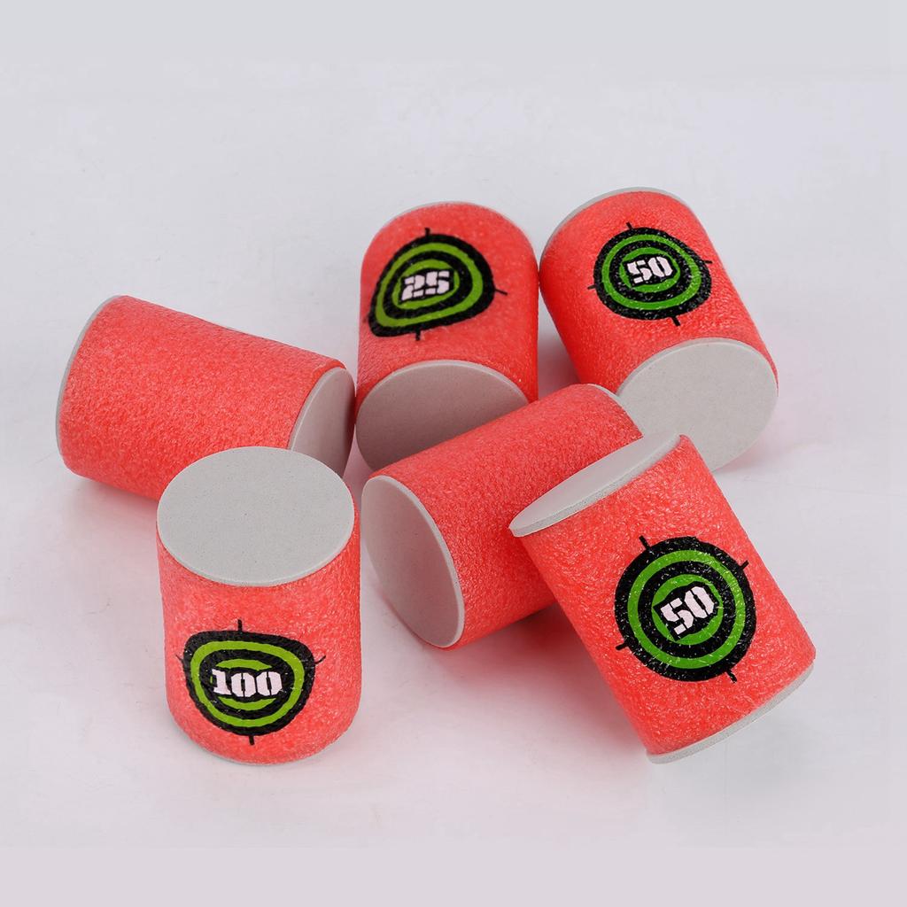 Kids 6/30Pcs Soft EVA Target Gun Shooting Game Children Garden Target Toy