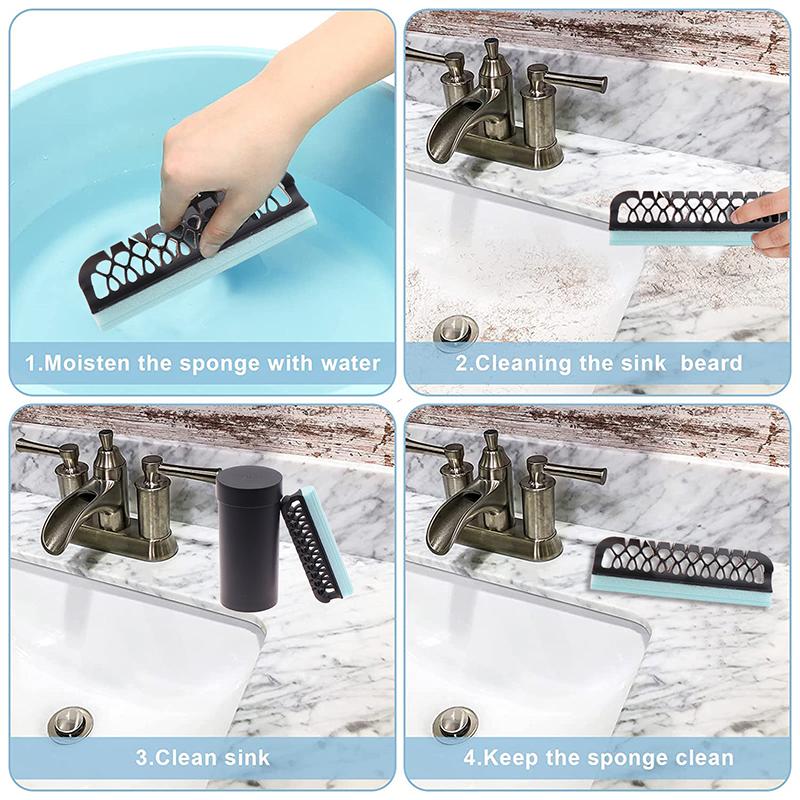 Multi-Functional Beard Cleaner Beard Hair Catcher Cleaning Tool For Men Bathroom Sink Shaving Up Clean Beard Trimmings
