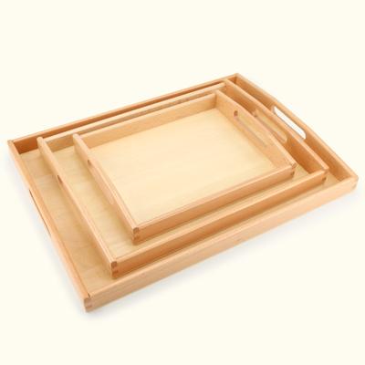 Early Education Center 3-6 Years Old P.6 Daily Life Kindergarten Storage Beech Rectangular Pallet
