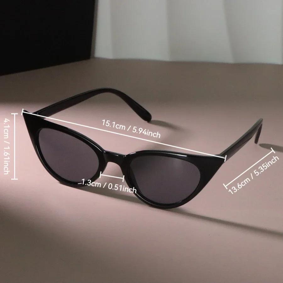 Klassische Cat-Eye-Designer-Sonnenbrille Damen Herren Kleiner Rahmen Spiegel Sonnenbrille Weiblich Männlich Outdoor Trendmarke