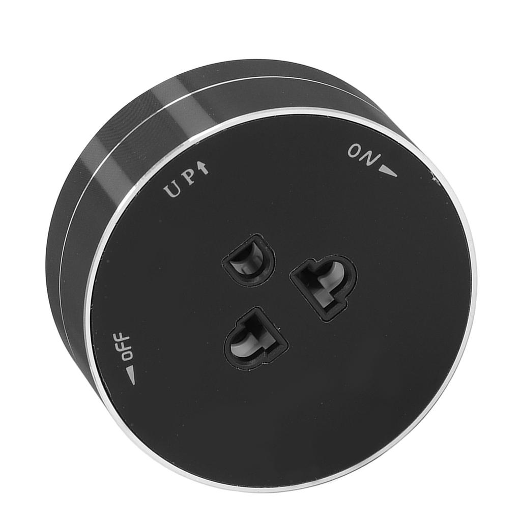 Gniazdo szynowe Adapter do wyjmowanego gniazda PC Uniwersalny 250 V Okrągły ze wskaźnikiem świetlnym do wtyczki US EU