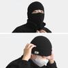 2-in-1 Wintermaske Mützen Hüte Warme Gestrickte Sturmhauben Hüte Winddicht Einfarbig Vollgesichts Skihaube Taktische Radsport Ohrenschützer Mütze