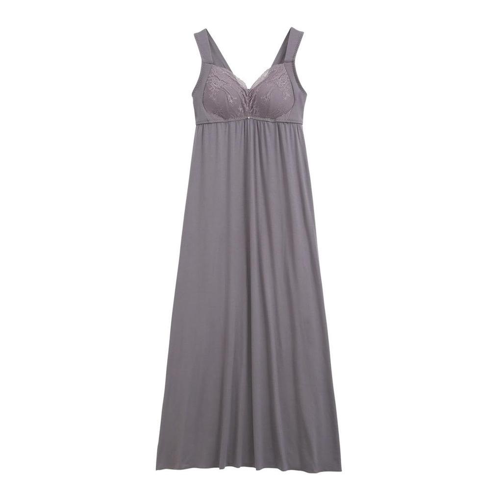 Blooming Flora Loungewear Pajama Dress with Maxi and Integrated Night Bra for Day and Night Available in and LL Summer Sizes Cups, Length, Use, M, L,