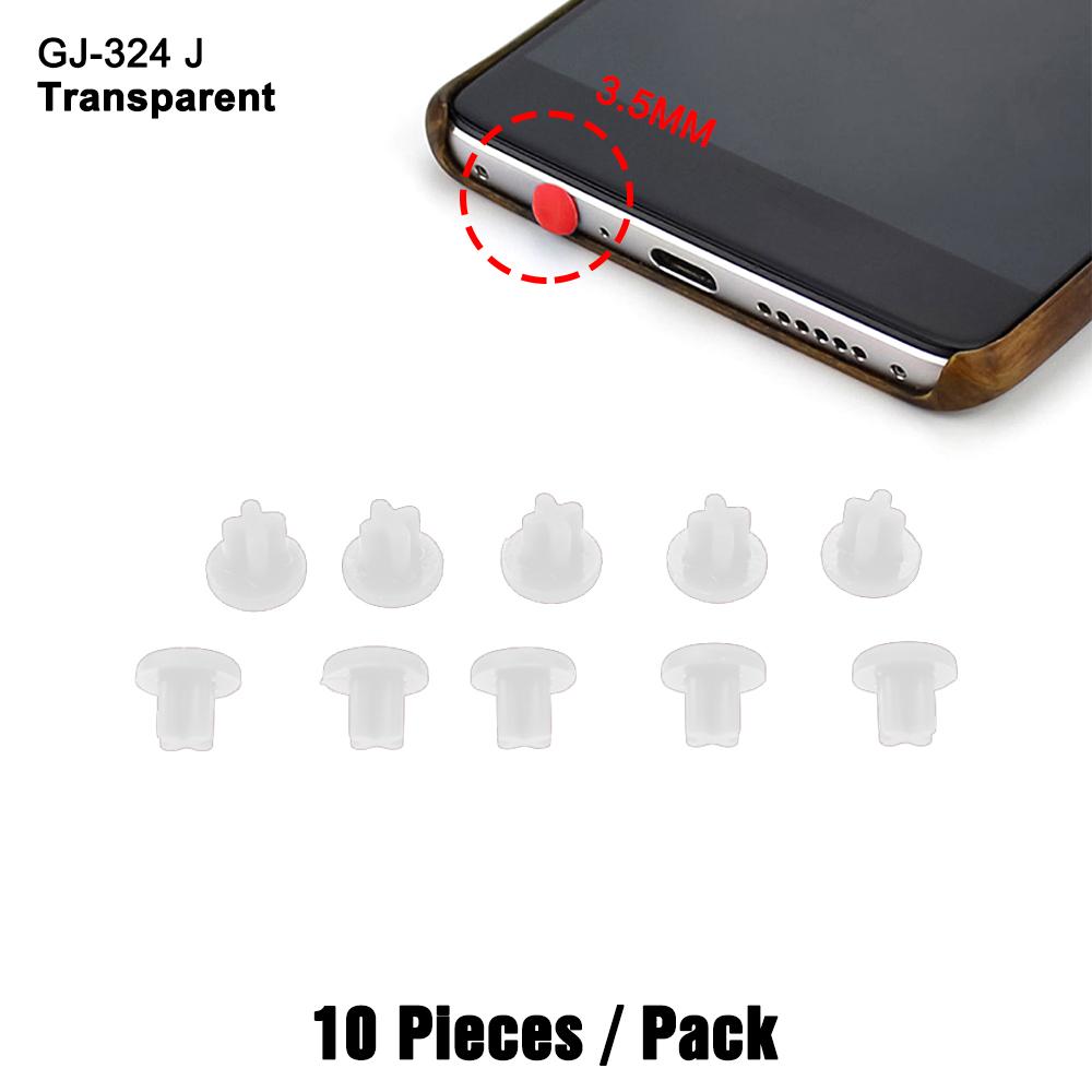 

10pcs/Pack 0.95G 10Colour 3.5mm Silicone Headphone Dust Plug Jack Hole Audio Microphone Interface Stopper Laptop Odorless 0.4mm