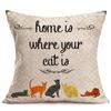 Dog Animal Quotes Linen Pillowcase Sofa Cushion Cover Home Decoration Can Be Customized For You 40x40 50x50 60x60 45x45