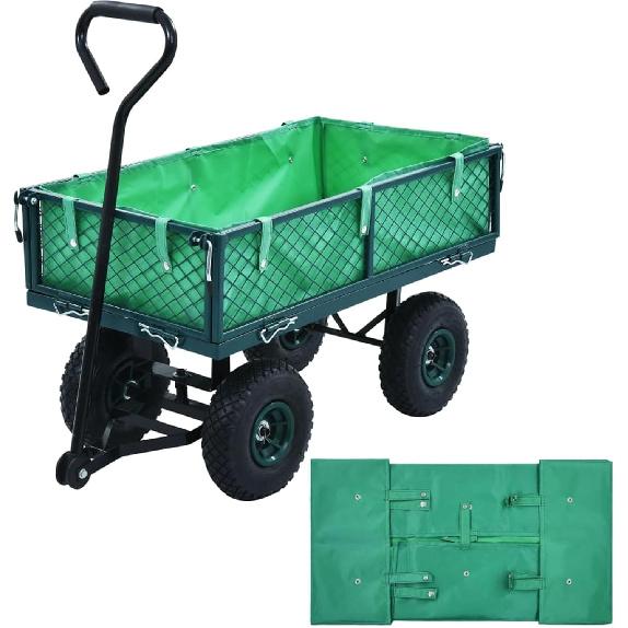 Gecheer Garden Cart Liner Green Fabric 1101014A