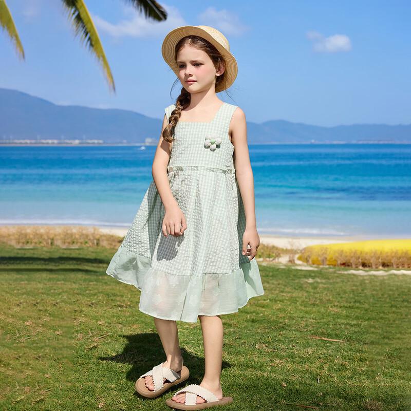 ASK JUNIOR Girls' Summer Sleeveless Princess Dress