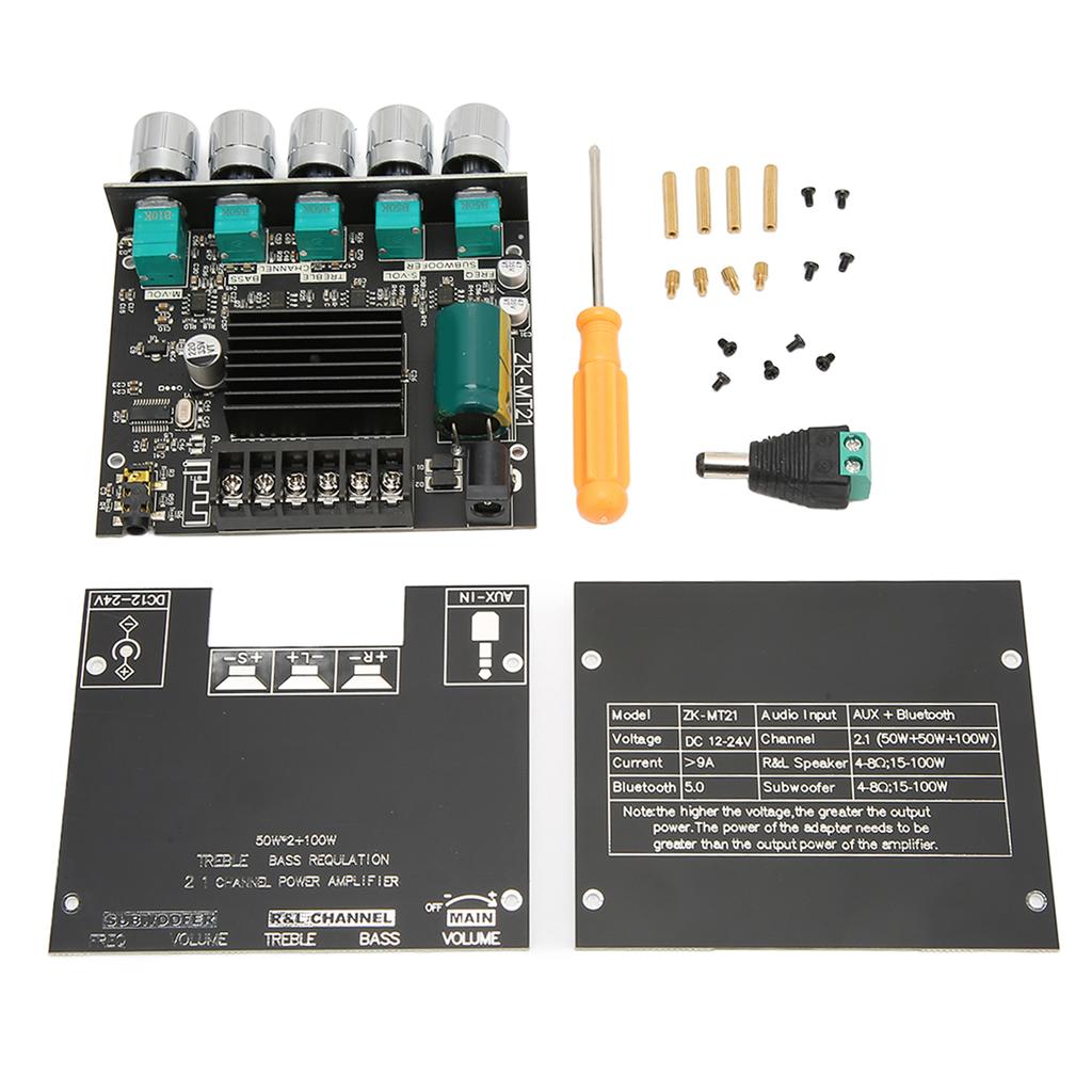 Bluetooth Digital Power Amplifier Module 50W 50W 100W 2.1 Channel Subwoofer Sound Power Amplifier