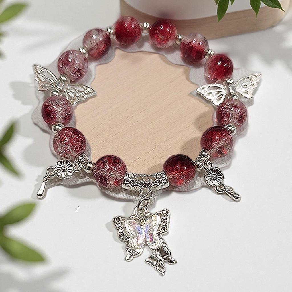 Daisy Popcorn Beaded Bracelet: Elegant Women's Hand Jewelry