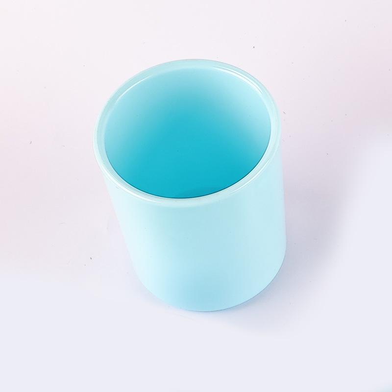 Porcelain-Look Jade Brush Washer: Durable, Water-Washable Ink Pad, Paperweight, Pen Holder, Ink Bowl.