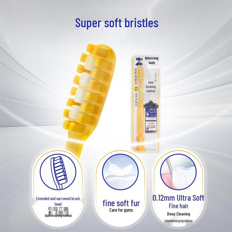 Spazzolino da denti Baixi con setole morbide e ventosa