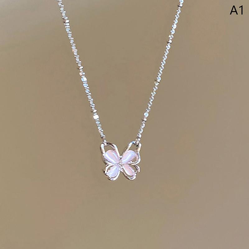 

Ожерелье с полой бабочкой и блестящим цирконием в виде животного, подарок на вечеринку для дам, ювелирные изделия