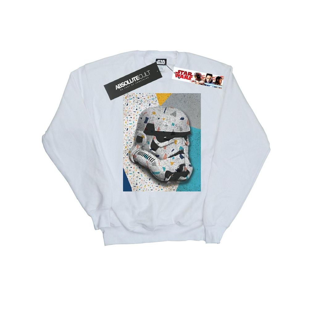 STAR WARS Mens Stormtrooper Pattern Helmet Sweatshirt