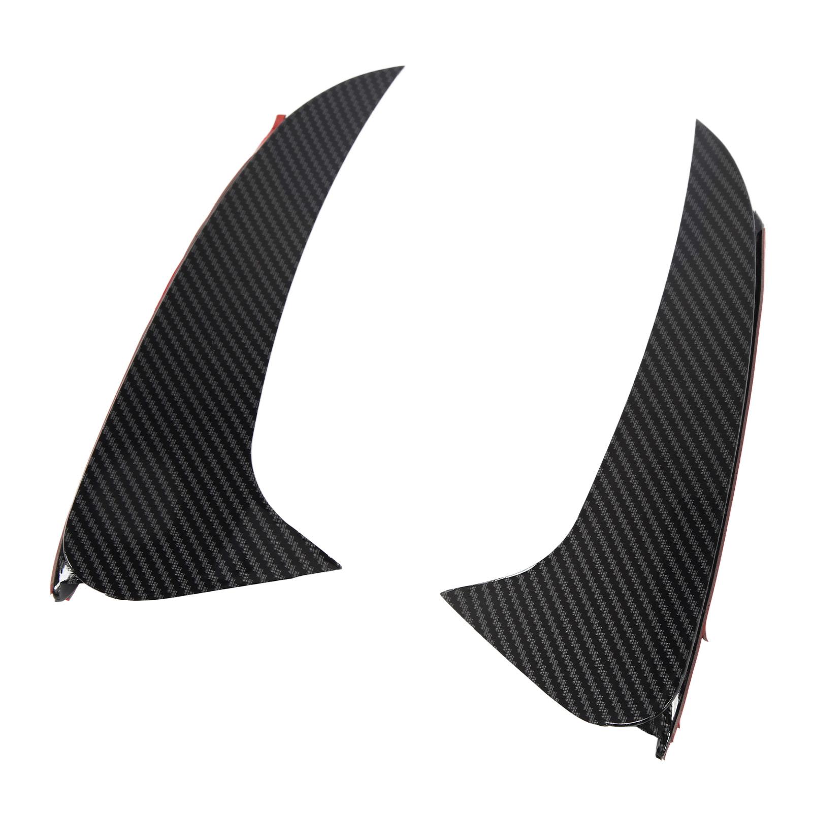 

2 Pcs Rear Bumper Spoiler Vent Cover Lower Vent Cover Trim Frame Replacement for ‑Class W218 C218