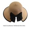 Sweet Large Bow Straw Weave Sun Hat Wide Brim Fisherman Hat Sunscreen Bucket Hat Bohemian Breathable Bowknot Sun Cap Outdoor