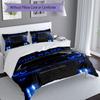 3PC Custom Name "Night Drive Adventure" Bedding Set Printed Bedding Set Duvet Cover Closure Includes 1 Duvet Cover & 2 Pillowcases for All Seasons Bed