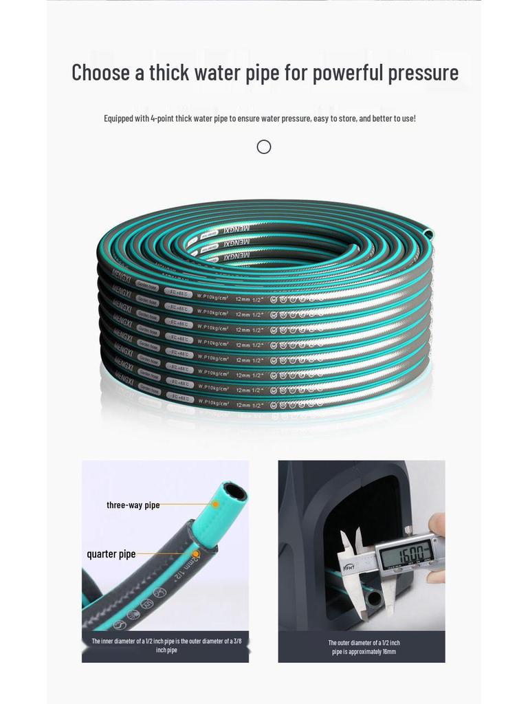 High-Pressure Household Car Wash Spray Gun with Hose