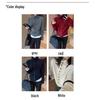 Women's Dark Grey Knit Wool Lapel Sweater - Autumn/Winter 2025 Collection