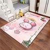 3D printed cartoon (piglet) pattern rugs, suitable for living room, bedroom, children's room, sofas, doormats, non-slip floor