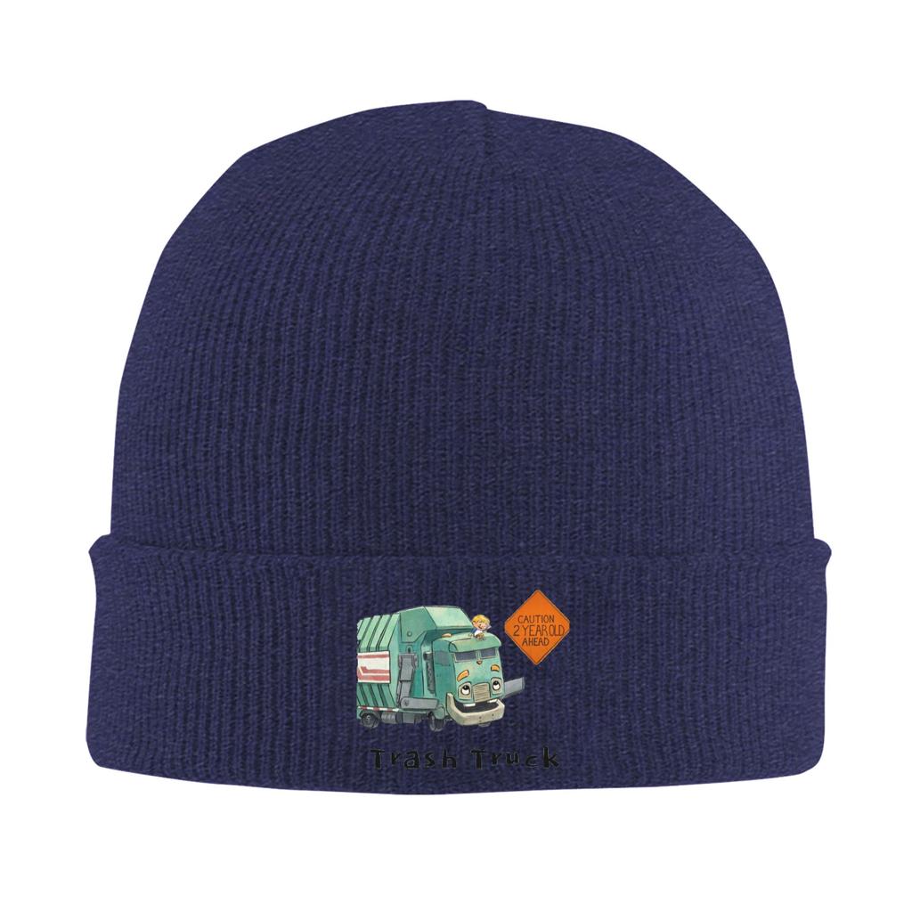 Trash Truck cartoon Netflix Winter Skullies Beanies Hat Warm Autumn Knitted Hats Bonnet Caps for Women Men