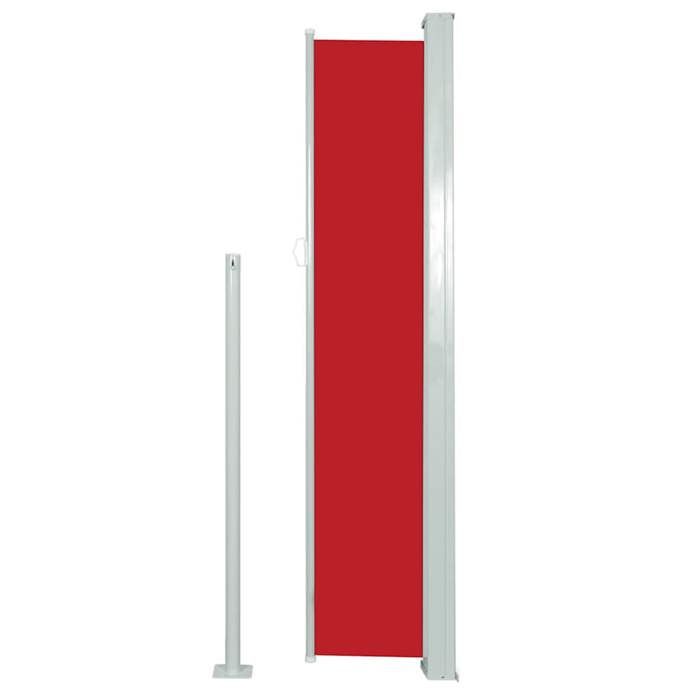 VidaXL Auvent latéral rétractable 120 x 300 cm Rouge