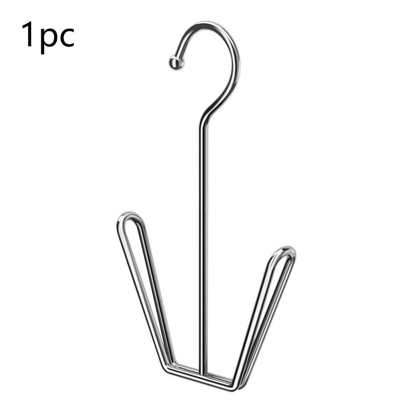 1/4Pcs Stainless Steel U-Shaped Shoe Drying Rack, Windproof, Quick-Dry, Space-Saving Wall-Mounted Hooks For Outdoor & Indoor Use