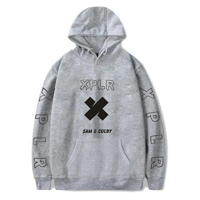 XPLR Hoodie Bedruckter Sam And Colby Hoodies Sweatshirts Herren Damen Hoodie Casual Sweatshirt Sam And Colby Pullover Fleece Hoodie