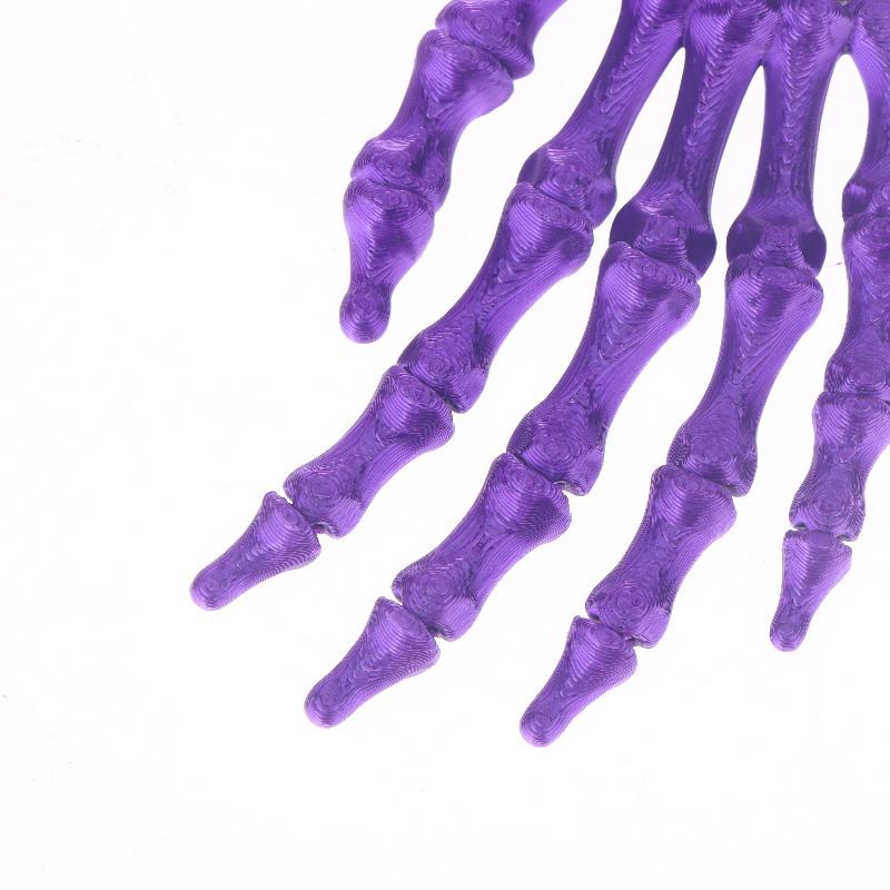 2Pcs 3D Printed Plastic Scary Decoration Halloween Skeleton Hand Prop For Haunted House Horror Party Table Display Ghost