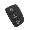10-50PCS Key Button Soft Silicone Pad 3 Button For Hyundai I30/I35/Ix20 Solaris Verna For Kia Rio K2/K5 Sportage Key Case Cover