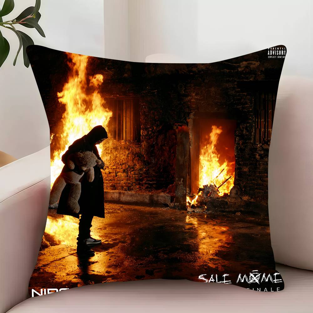 Rapper N-Niro HAYATI Pillow Case Decor Protective Covers Comfortable soft for Sofa Living Room Home office 12x12Inch