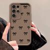Simple Bow Pattern Phone Case Suitable for Samsung for Galaxy S26 S25 S24 S23 S22 S21 S20 FE Ultra Plus 5G Anti Drop Back Cover