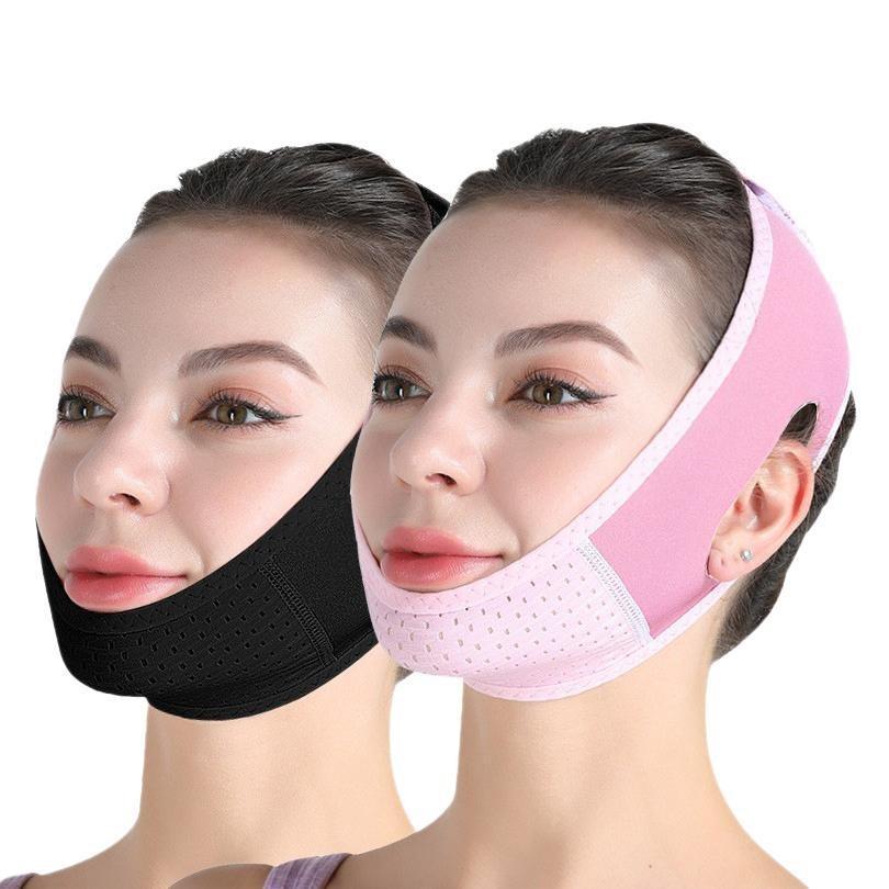 Reusable Face Strap V Line Mask Double Chin Reducer Chin Up Patch Chin Strap V Shaped Belt V Shaped Face Mask for Sagging