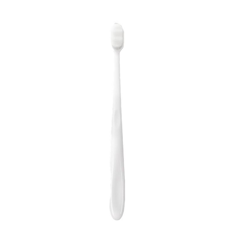 Ultra Soft Bristle Toothbrush With Wavy Head Design Gentle Oral Care PP Handle White Or Black
