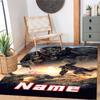 Love Transformers (2) Customize your name rug, office chair cushion, home bedroom living room gift.