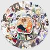 50 Sheets of Energetic Girl Kamisama Kiss Graffiti Stickers: Personalized Japanese Anime Decor for Phone Cases, Water Bottles, and More