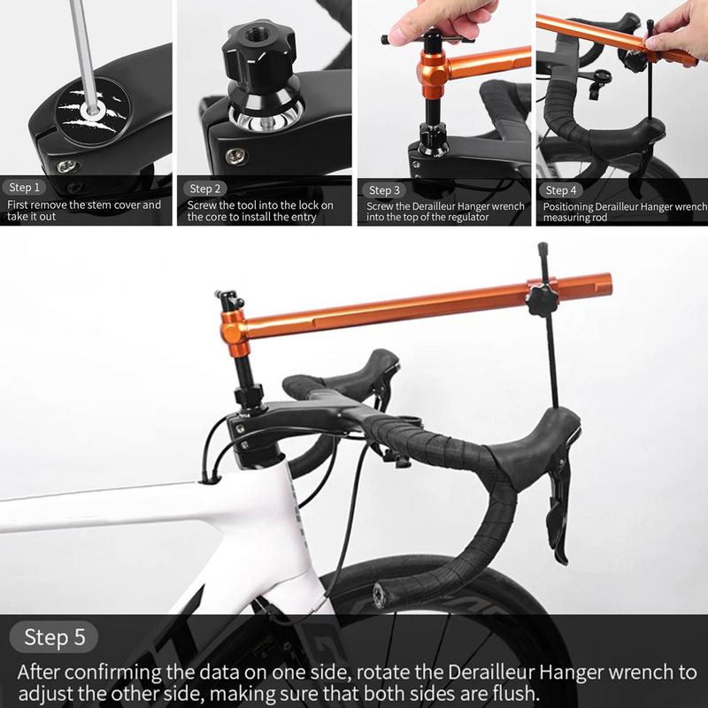 Bicycle Road Bike Handle Shift Adjuster Tool Install The Leveling Tool Road Bike Handlebar Symmetrical Regulator Cycling Tool