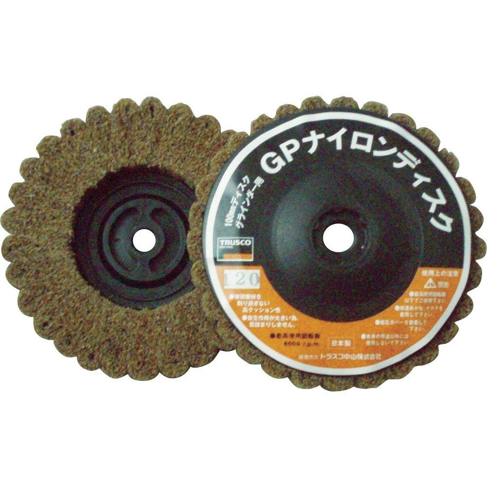 TRUSCO Nylon X Pack of Disc, Screw-in Type, 100 M10, 5, 120#, GPN100AL-120