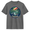 Unisexs Congo Flag T Shirt Pure Cotton Clothes Funny Short Sleeve Crewneck Tee Shirt Plus Size TShirts