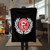 Fortuna Düsseldorf Logo Flanelldecke, Hohe Qualität, Bequem für alle Jahreszeiten, Heimdekoration, Wärme und Komfort