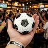 Creative Transformable Soccer Ornament Rotatable Twist Fingertip Fidget Stress Relief Souvenir Adult Sport Fan Daily Relax Use
