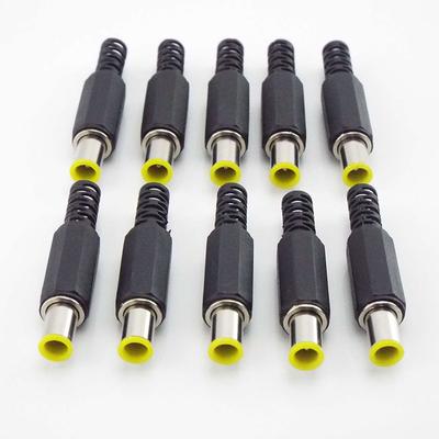 10ks 6,5 mm x 4,4 mm DC samec Zástrčka napájecího konektoru Adaptér s 1,3 mm kolíkovým konektorem Zástrčka Zástrčka Samec pro svařování Audio DIY