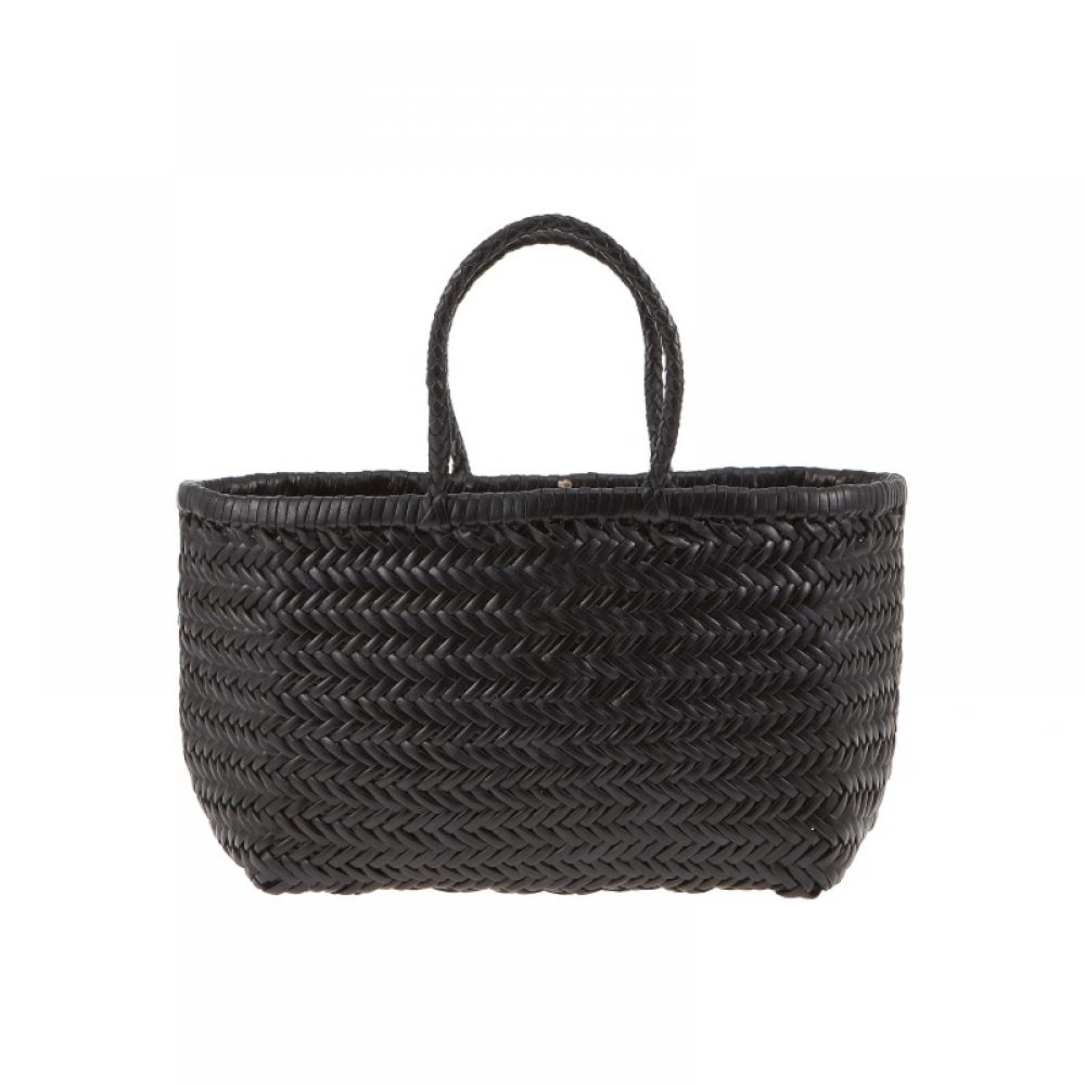 Dragon Diffusion 8811 Černá bambusová malá tote taška Triple Jump