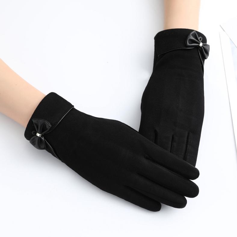 Winter Gloves Warm Touch Screen Riding Windproof Internal Plush Warm Catch Velvet Gloves Fashion Women Outdoor Gloves