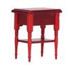 1:12 Dollhouse Bedside Table Wooden Miniature Night Table Furniture Accessories Mahogany Colour