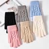 Touch Screen Warm Gloves Thicken All Finger Gloves Daily Knitted Mittens  for Autumn Winter