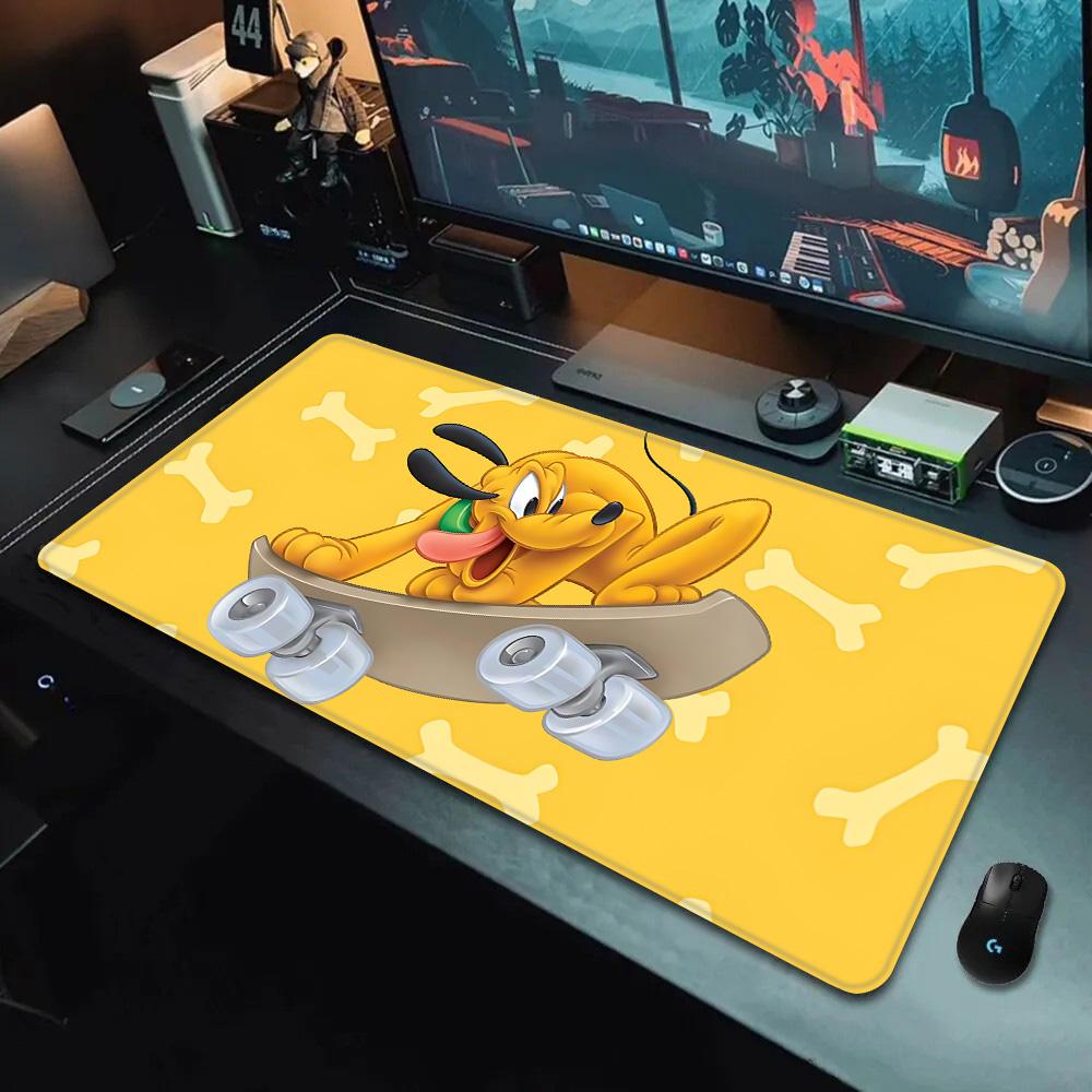 Mickey Mouse Pluto Mousepad HD Printing Computer Gamers Locking Edge Nonslip Mouse Pad XXLxcm Keyboard PC Desk Pad