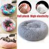 Dog Round Cat Winter Warm Sleeping Bag Long Plush Soft Pet Bed Calming Bed